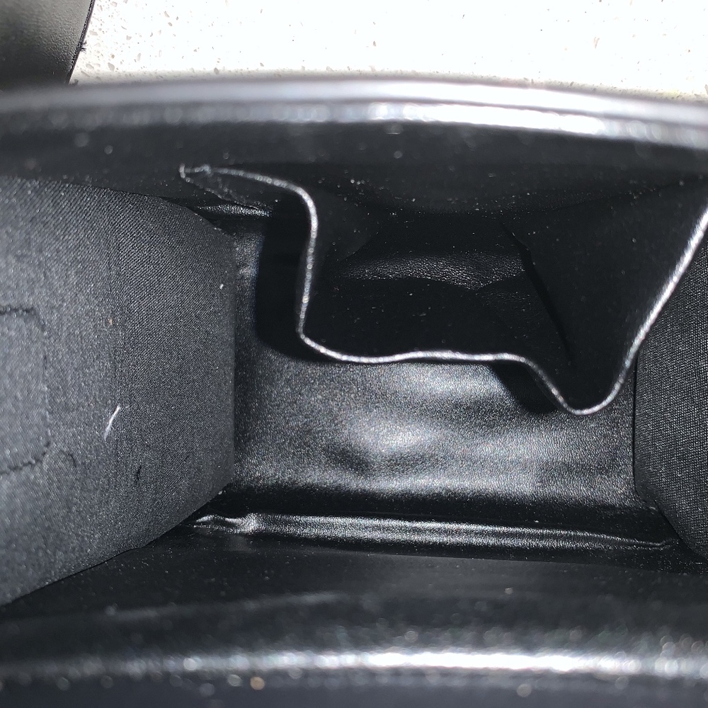 LAST ONE Crossbody Bag w/Wide PU & Chain Strap - Picture 8 of 8